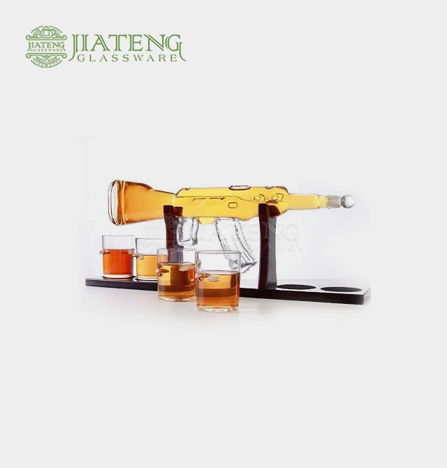 Glass Gun Tequila Bottle